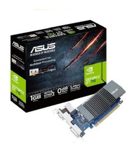 Placa De Vídeo 1gb 3 Monitores Ddr5 Off-board Low Prof. Asus