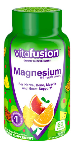Vitafusion - Suplemento De Goma De Magnesio, 60 Unidades