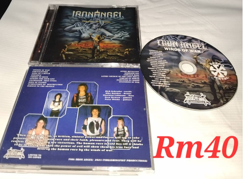 Iron Angel Winds Of War Cd Malaysian Edit.