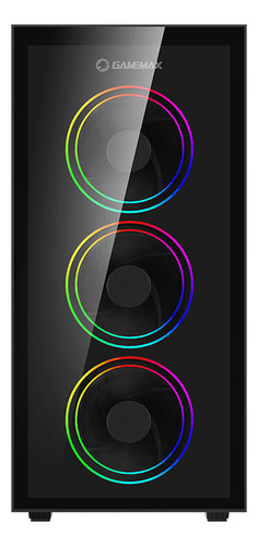 Case Gamemax Draco Atx 4 Fan Argb Control Vidrio Templado