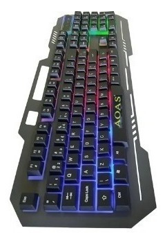 Teclado Gamer Aoas M-888 Semi-mecanico