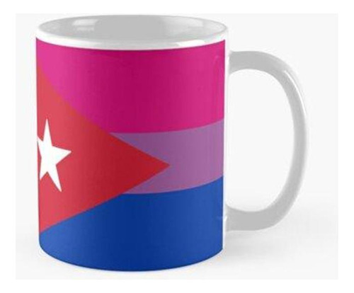 Taza Bandera Cubana Bi Pride Calidad Premium