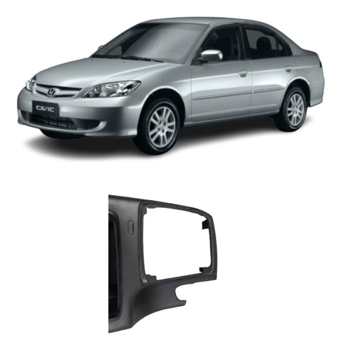 Moldura Painel Central Console Honda Civic