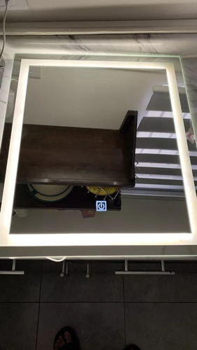 Espejo De Pared Tocador Baño Luz Led Touch 3 Luces 137