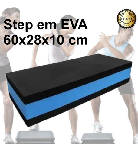 Step Aeróbico E.v.a. 60x28x10cm - Durável E Absorvente