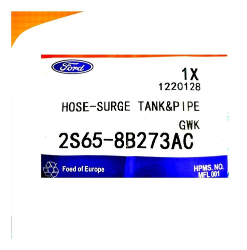 Imagen 4 de 4 de Manguera Radiador Inferior Ford Fiesta Power Max Move Todos