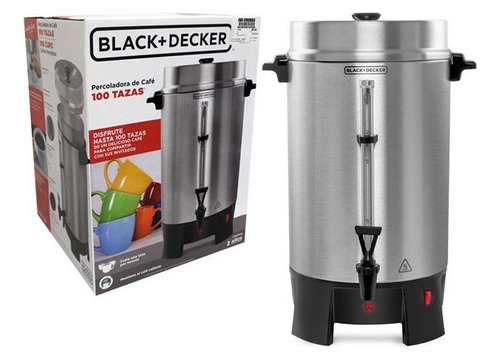 Cafetera Percoladora Black + Decker 100 Tazas Cmu1000