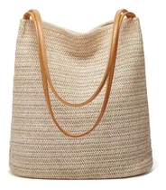 Comprar Bolso Tote Tejido De Mujer, Bolsa De Vacaciones En La Playa
