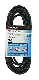 Extensión Eléctrica Woods 5601 De 25 Pies.