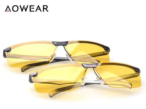 Lentes Visi n Nocturna Hd Aowear Antireflejo Polarizados