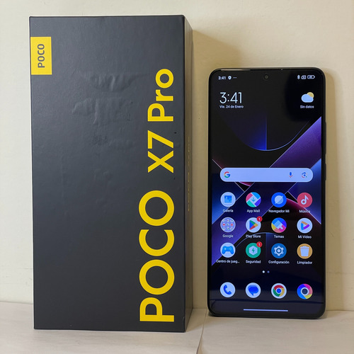 Xiaomi Poco X7 Pro 5g, Dual Sim Nfc 512 Gb 12 Gb, 6.67'' 6000mah 90w 50mp 120hz Amoled Qhd Liberado Global Reacondicionado Seminuevo Con Caja Original (Reacondicionado)