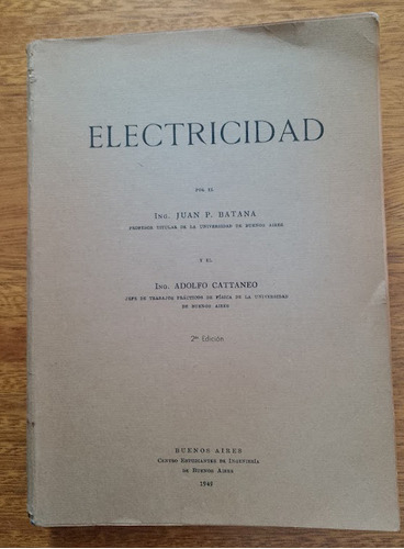 Electricidad   J. P. Batana, A. Cattaneo  