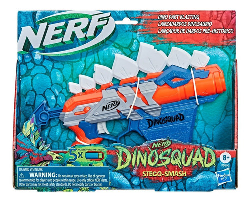 Nerf Dinosquad Stegosmash Con 5 Dardos + Regalo Teletiendauy