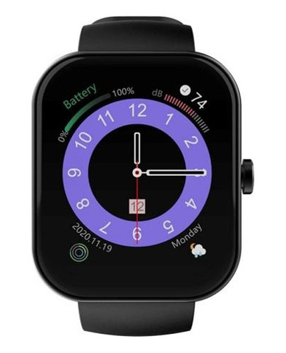 Reloj Smartwatch Hifuture Futurefit Ultra 2 1.85 Color De La Malla Negro