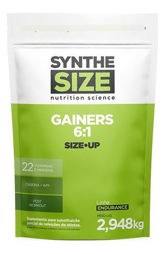 Gainers 6:1 - 2948g Refil Banana Com Canela - Synthesize