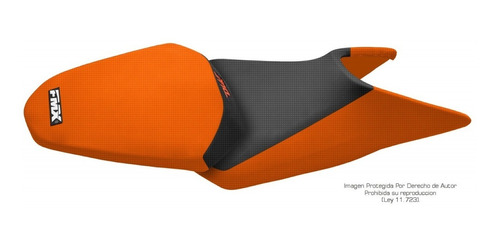 Funda Duke 250/390 2018 Fmx Total Grip Asiento Naranja/negro