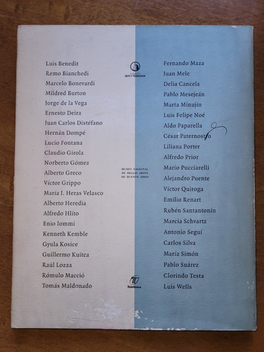Arte Argentino Contemporáneo. Catálogo Bellas Artes 1994 M (Usado)
