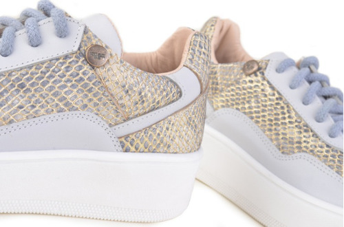 Zapatillas Zapatos Sneakers De Mujer De Cuero Jack - Ferraro