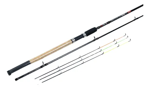 Caña Feeder Barra 2.70 Mts 3 Tramos Telescopica Redfish