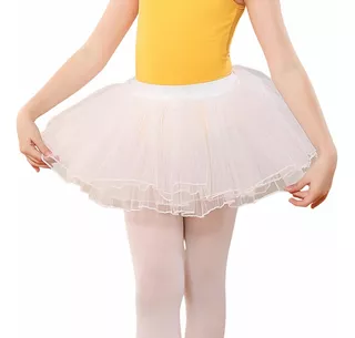 Falda De Ballet Tul De Danza Fiesta Vestido Moda Para Niñas