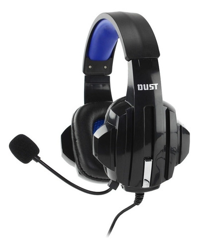 Headset Gamer Dust Pro X36 Preto Haste Ajustavel