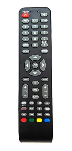 Control Remoto Tv Led Noblex Jvc Pioneer Sanyo Philco Ilo 3d