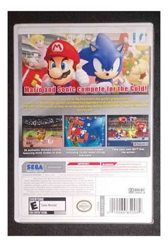 Mario & Sonic At The Olympic Games, Beijing 2008, Wii Físico (Usado)
