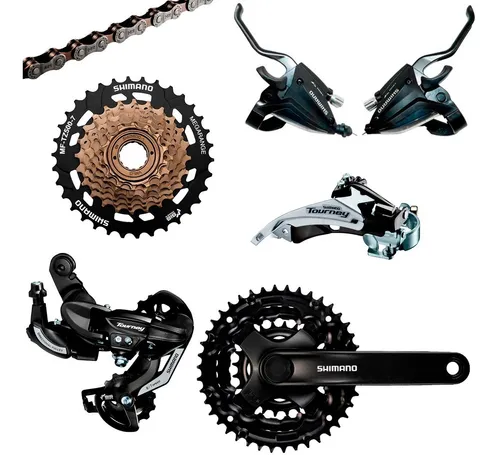 Grupo Shimano Tourney 14 34d 3x7 Velocidades Frete gr tis