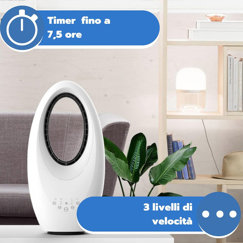 Ardes | Ar5bl1 Ventilador Sin Aspas Potente Y Silencioso
