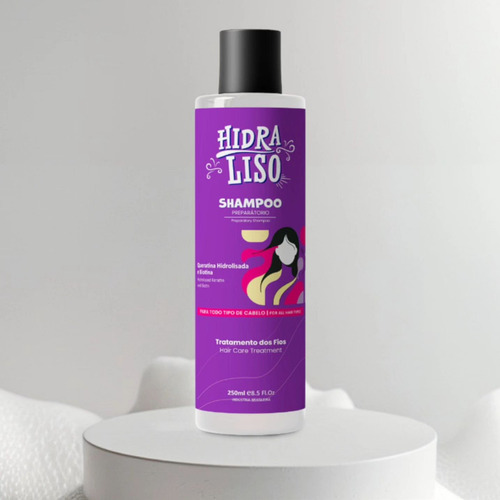 Shampoo Anti Friz Para O Cabelo Hidraliso Anti Queda 250 Ml