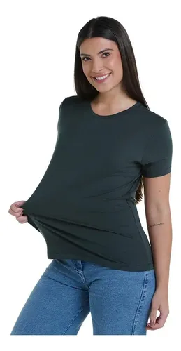 Camiseta Modal Feminina Básica Loja Mirante