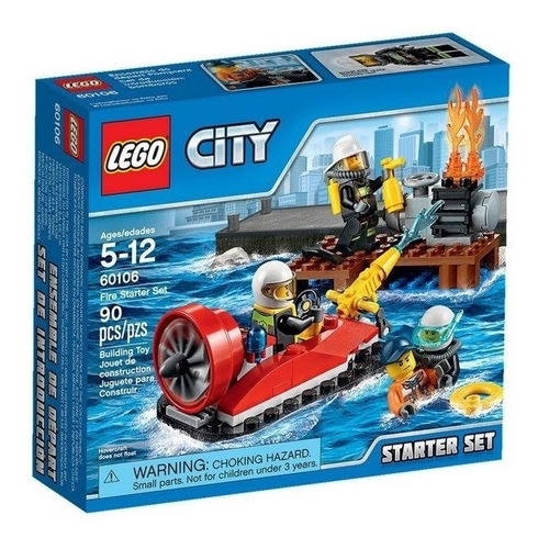 Todobloques Lego 60106 City Set De Introducción Bomberos