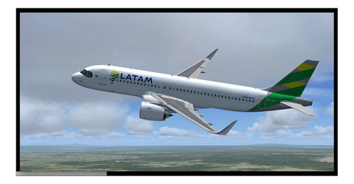 Aeronave Para Simulador Fsx - Airbus A320neo Latam Pr-xbg