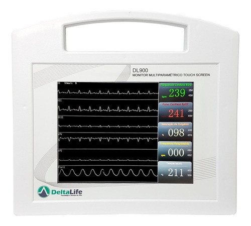 Monitor Multiparamétrico Veterinário Dl900 Delta Life