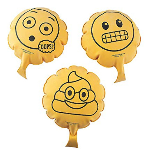 Fun Express Emoji Whoopie Juego De Cojines (12 Piezas) Gags