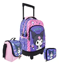 Comprar Set Kuromi Plus 3d Mochirueda Magic+loncher+cartuchera Scool
