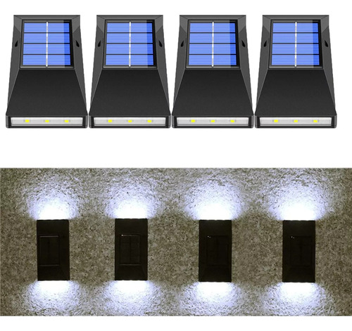 Lámparas De Pared Para Exteriores Con Luces Solares De 4 Pie