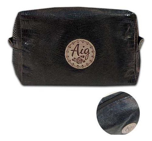 Estojo E Necessaire Preto Aig Avaria