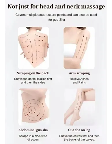 2 Cepillos De Masaje Meridianos Para Relajación Corporal.