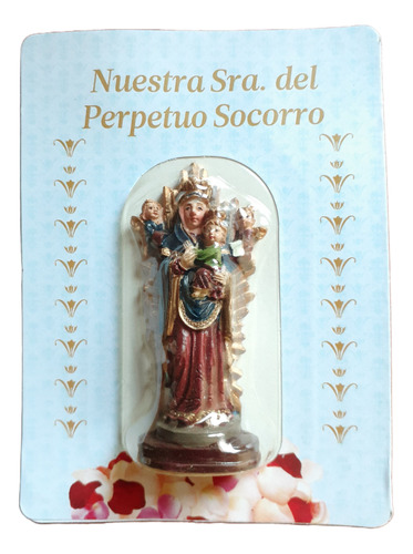 Antigua Estatuilla Nuestra Señora Del Perpetuo Socorro 