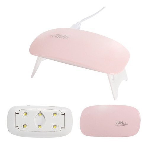 Lampara Pequeña Secado Rápido Esmalte Uñas 6w Carga Usb Led