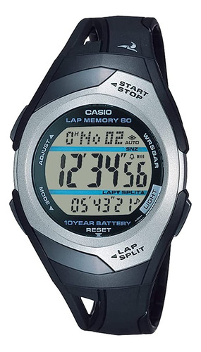 Casio St300c -1v Sports Watch - Negro