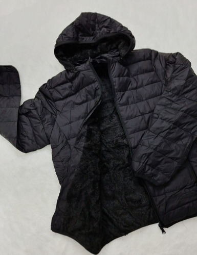 Campera Importada Canelon Con Piel Corderito Adentro Abrigo