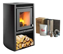 Comprar Calefactor Ecológico Leña Doble Combustión 690gf + Kit Caño 