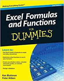 Excel Formulas And Functions For Dummies