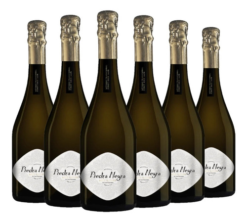 Espumante Piedra Negra Brut Nature Pinot G. Caja X 6. Cuotas