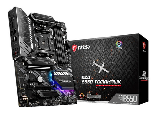 Imagen 6 de 10 de Motherboard Msi Mag B550 Tomahawk Am4 Ddr4 3ra 5ta Gen P