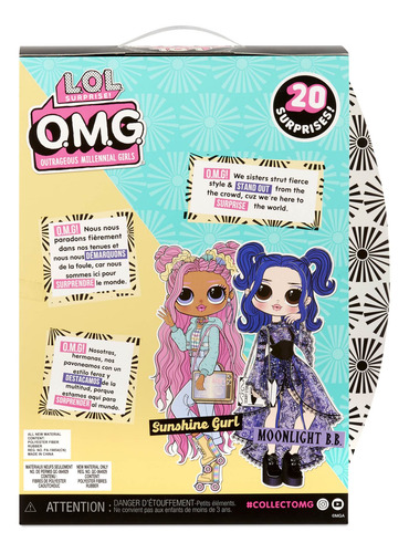 Imagen 4 de 7 de LOL Surprise Sunshine Gurl OMG series 4.5 fashion doll MGA Entertainment 572787C3