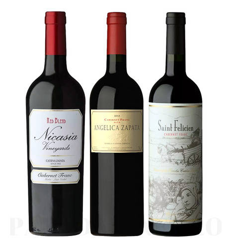 Combo Cabernet Franc Angelica Zapata + Felicien + Nicasia X3