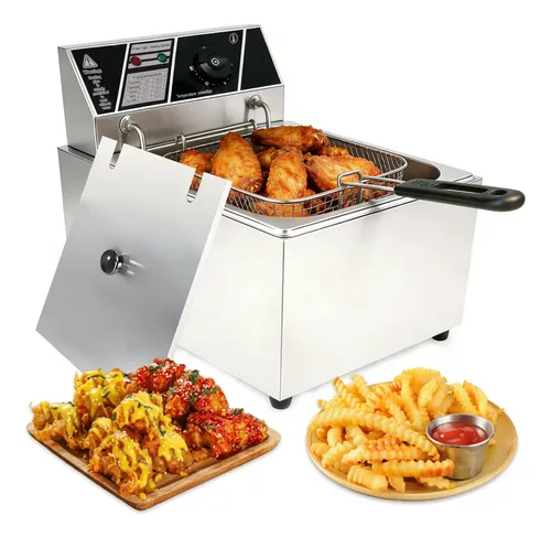 Fritadeira Elétrica Industrial 10l Inox Profissional